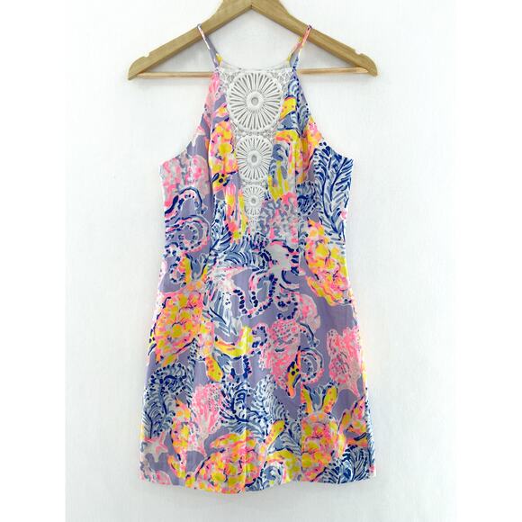Lilly Pulitzer Dresses & Skirts - Lilly Pulitzer Pearl Shift Dress 0 in Lilac Verbena So Snappy Summer Vibrant
